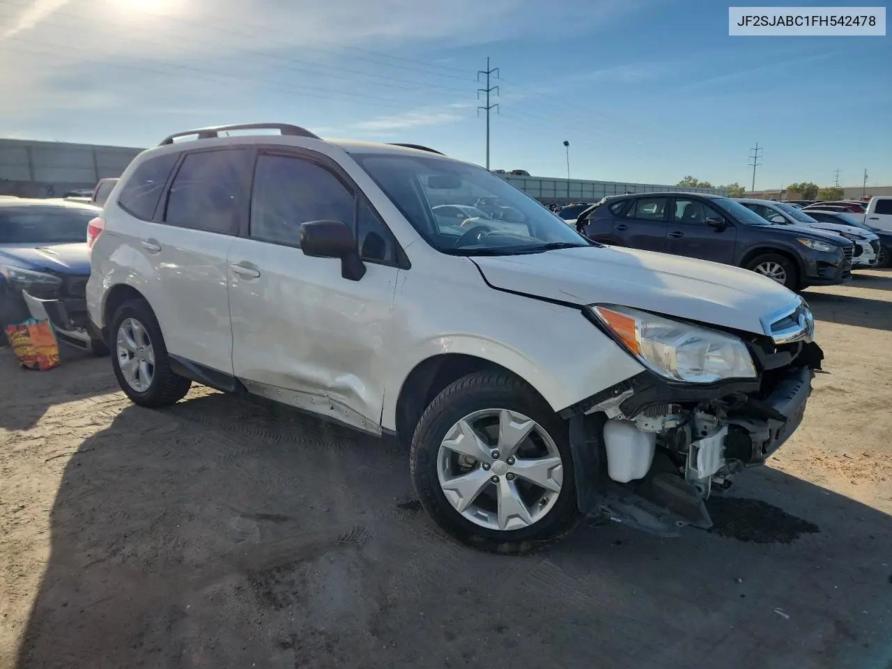 JF2SJABC1FH542478 2015 Subaru Forester 2.5I