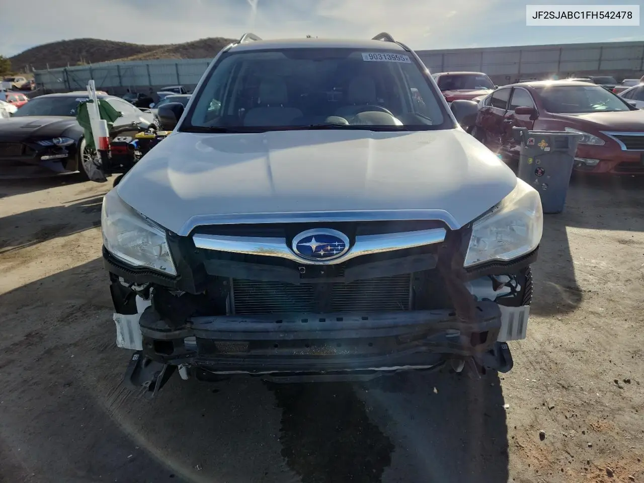 JF2SJABC1FH542478 2015 Subaru Forester 2.5I