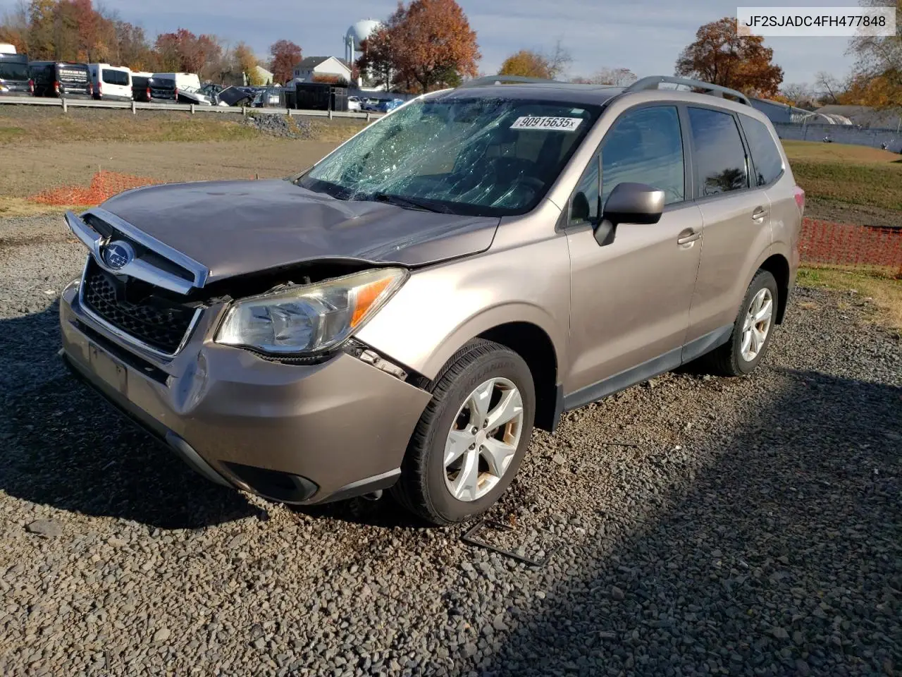 JF2SJADC4FH477848 2015 Subaru Forester 2.5I Premium