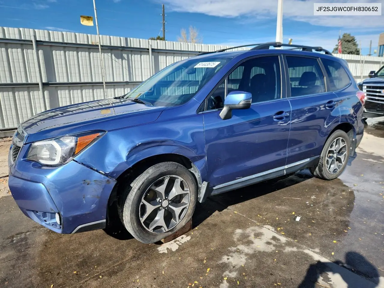 JF2SJGWC0FH830652 2015 Subaru Forester 2.0Xt Touring