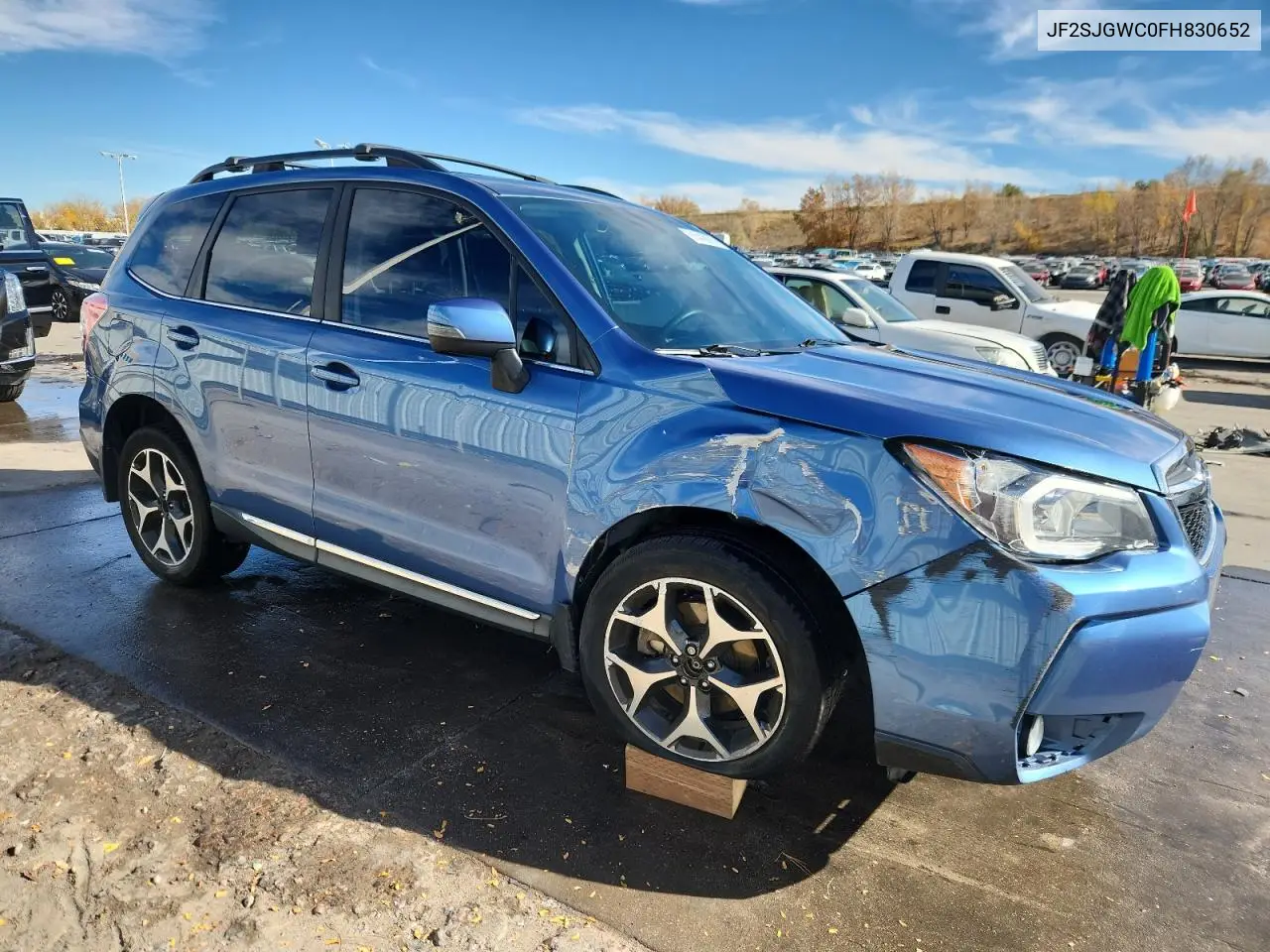 JF2SJGWC0FH830652 2015 Subaru Forester 2.0Xt Touring