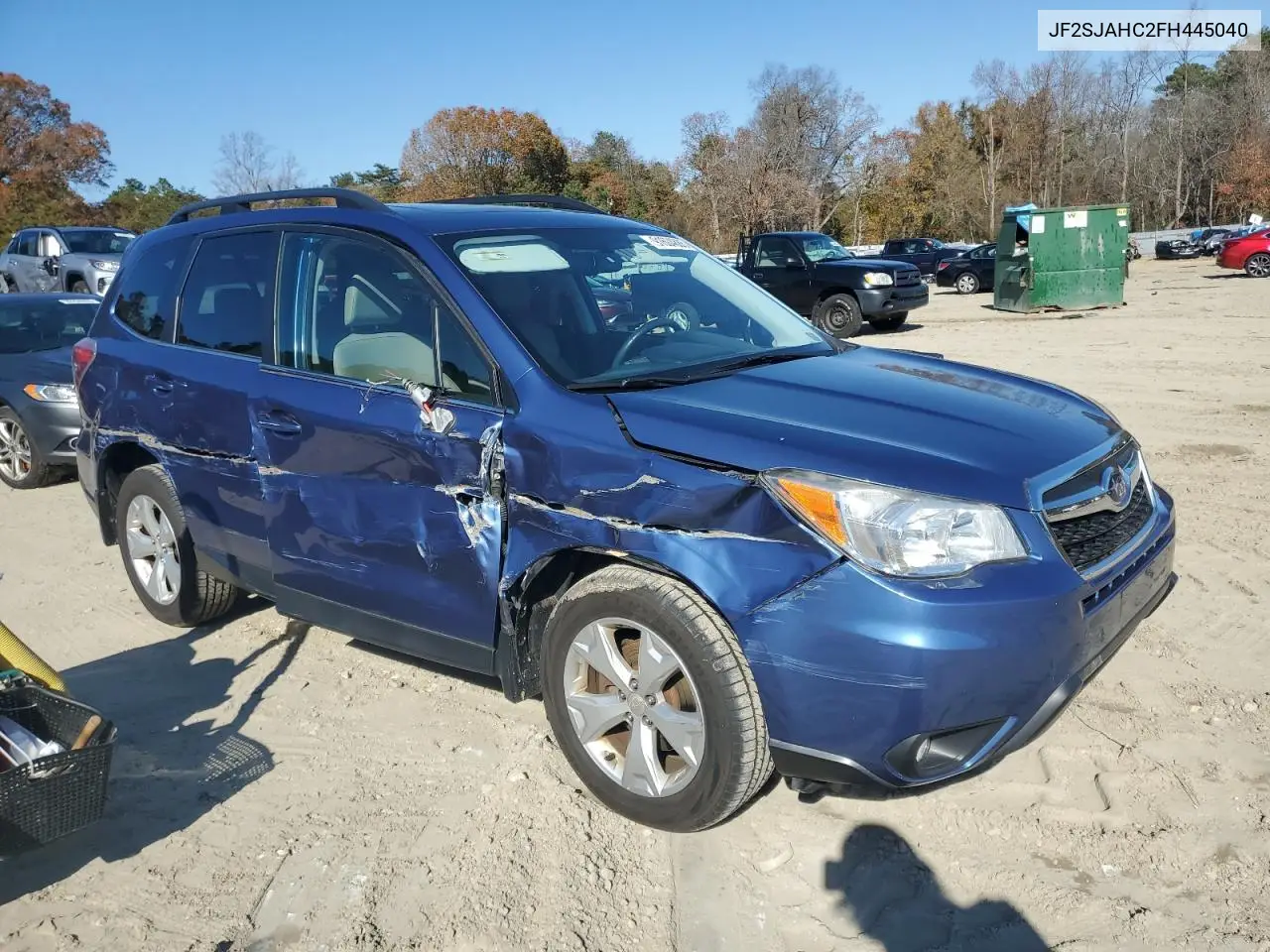 JF2SJAHC2FH445040 2015 Subaru Forester 2.5I Limited