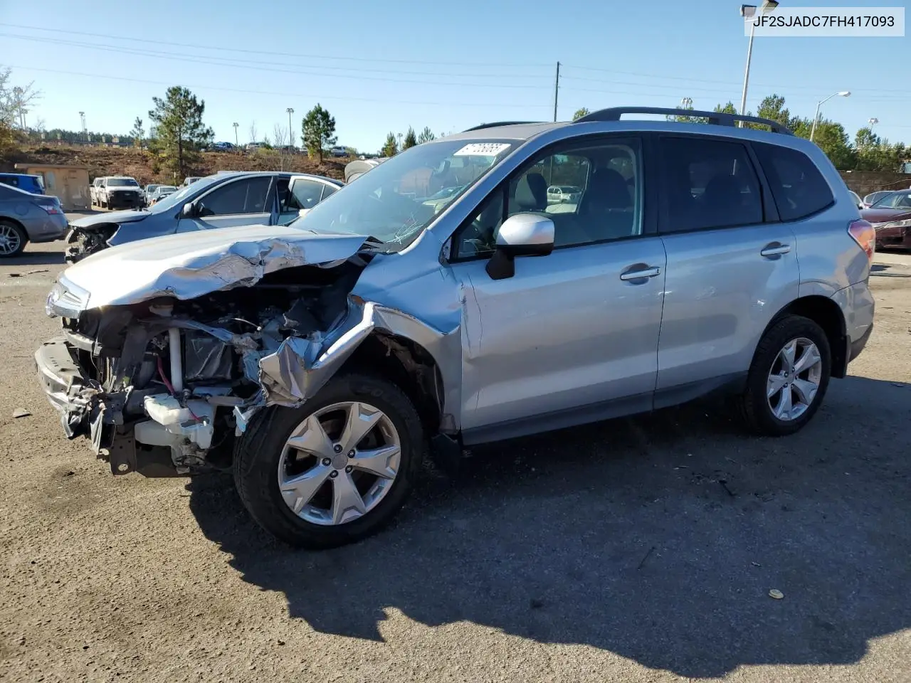 JF2SJADC7FH417093 2015 Subaru Forester 2.5I Premium