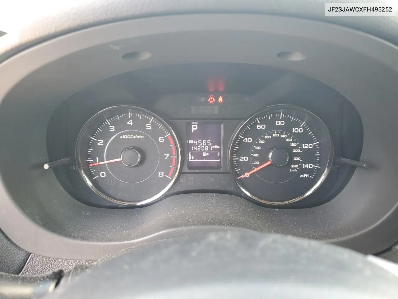 JF2SJAWCXFH495252 2015 Subaru Forester 2.5I Touring