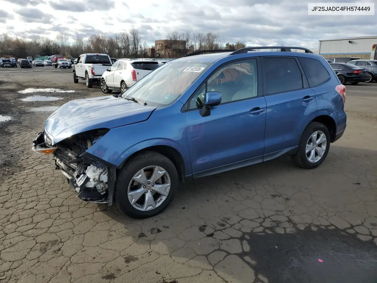 JF2SJADC4FH574449 2015 Subaru Forester 2.5I Premium