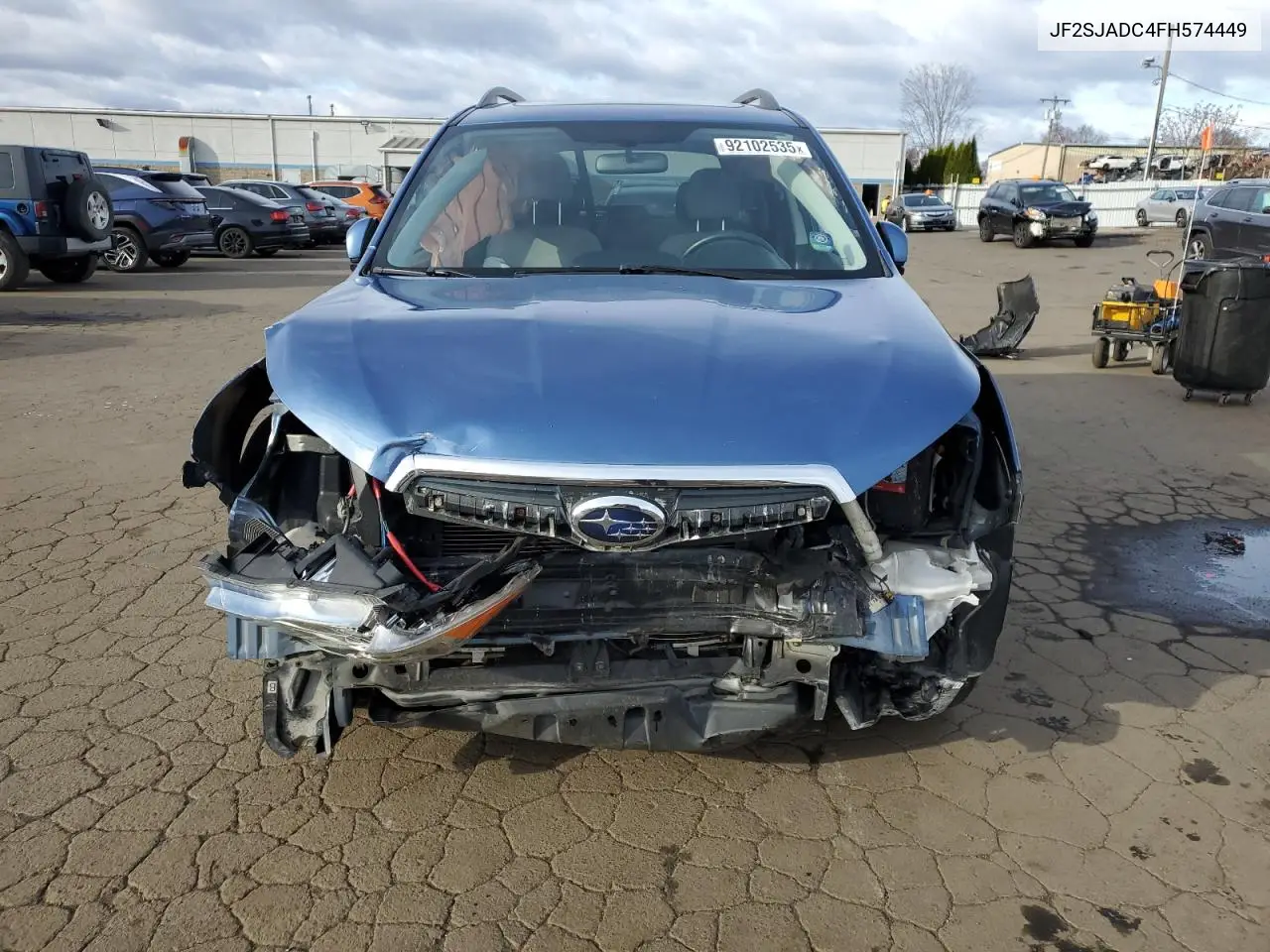 JF2SJADC4FH574449 2015 Subaru Forester 2.5I Premium