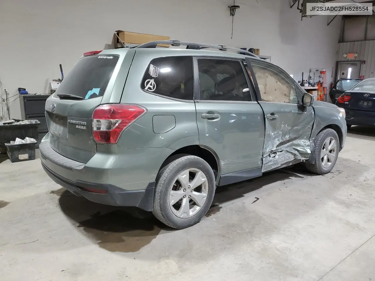 JF2SJADC2FH528554 2015 Subaru Forester 2.5I Premium