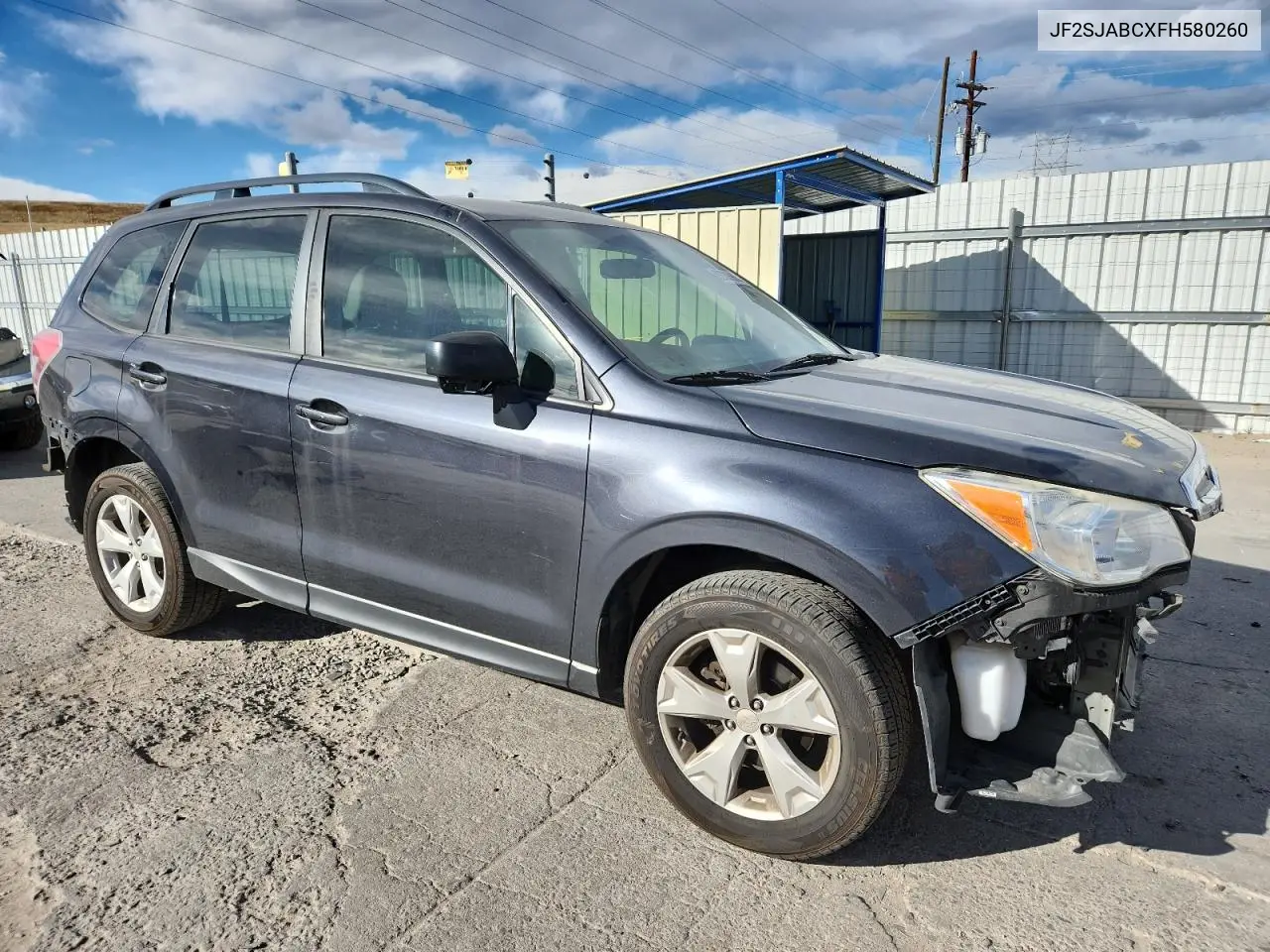 JF2SJABCXFH580260 2015 Subaru Forester 2.5I
