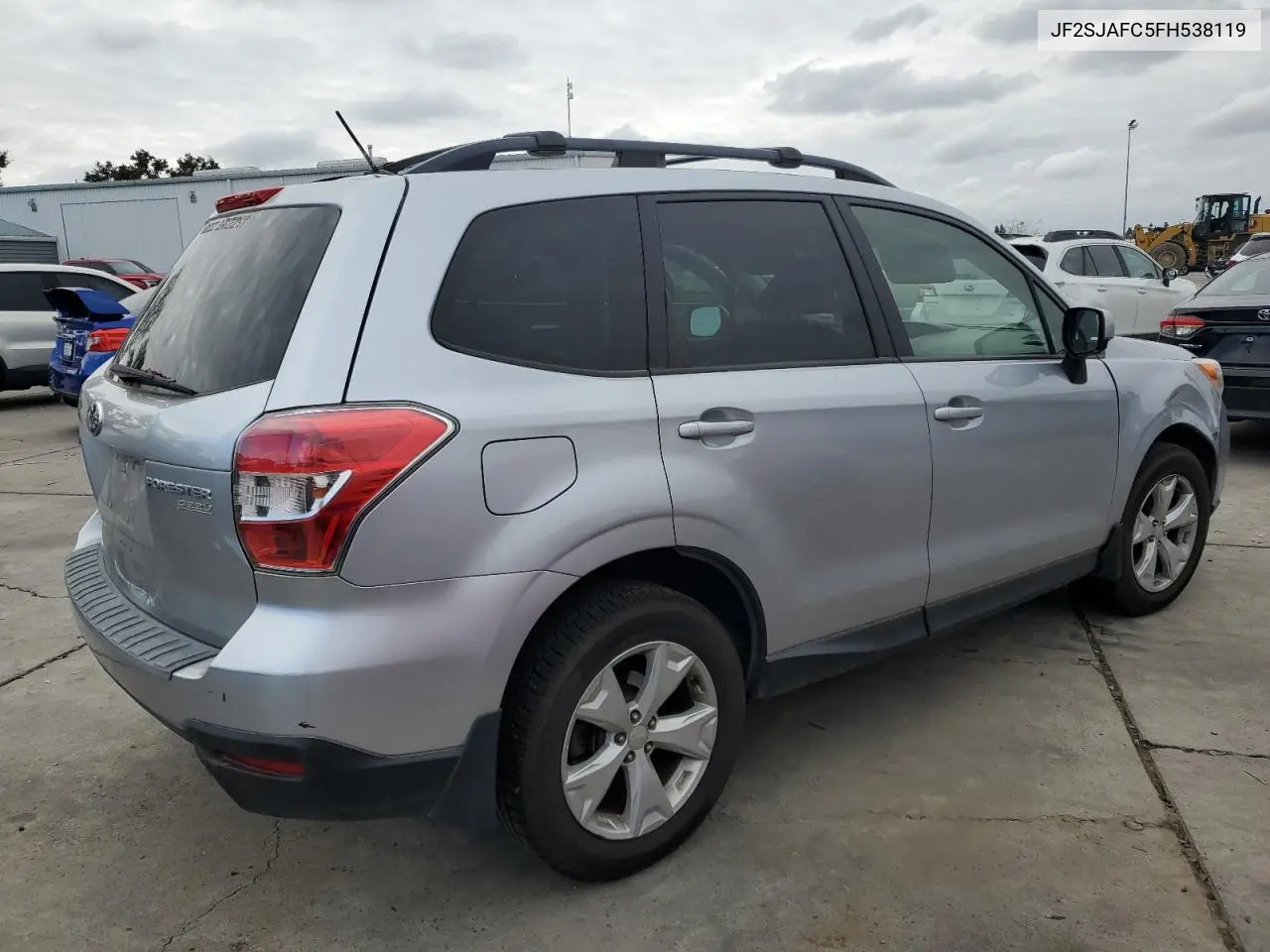 JF2SJAFC5FH538119 2015 Subaru Forester 2.5I Premium