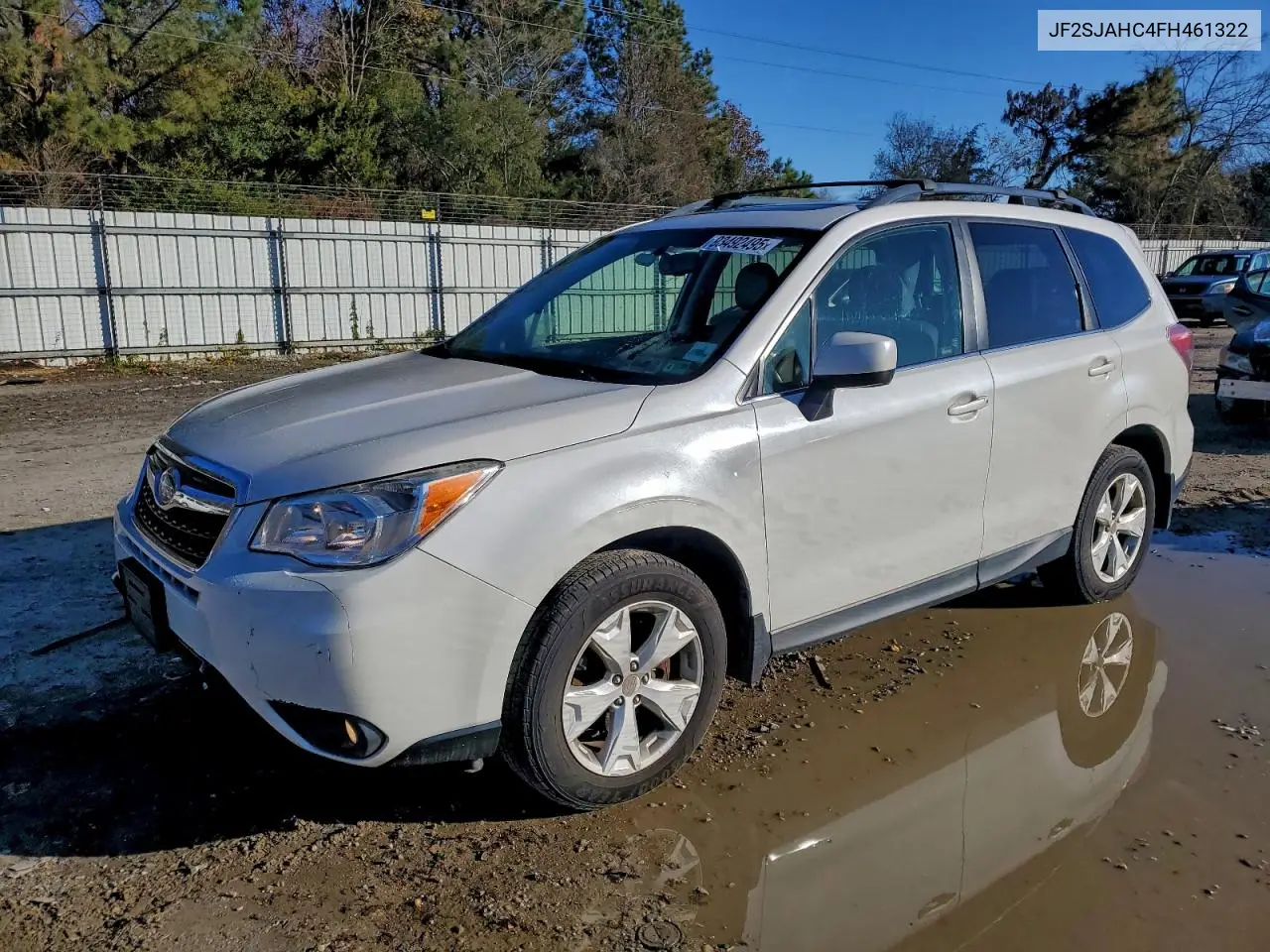 JF2SJAHC4FH461322 2015 Subaru Forester 2.5I Limited