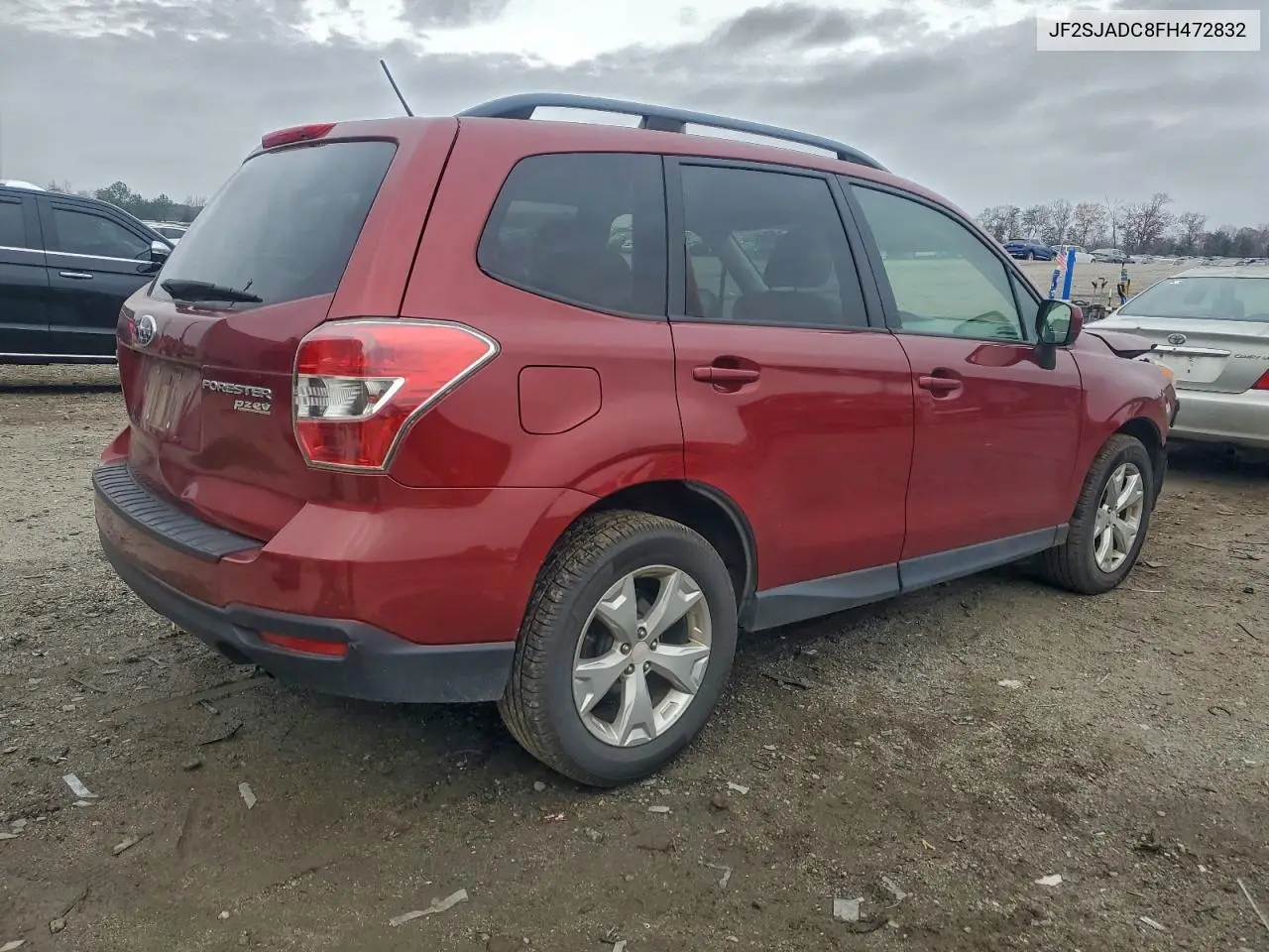 JF2SJADC8FH472832 2015 Subaru Forester 2.5I Premium