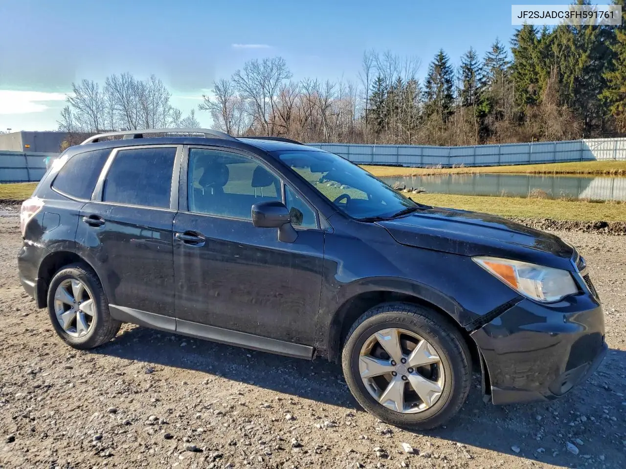 JF2SJADC3FH591761 2015 Subaru Forester 2.5I Premium