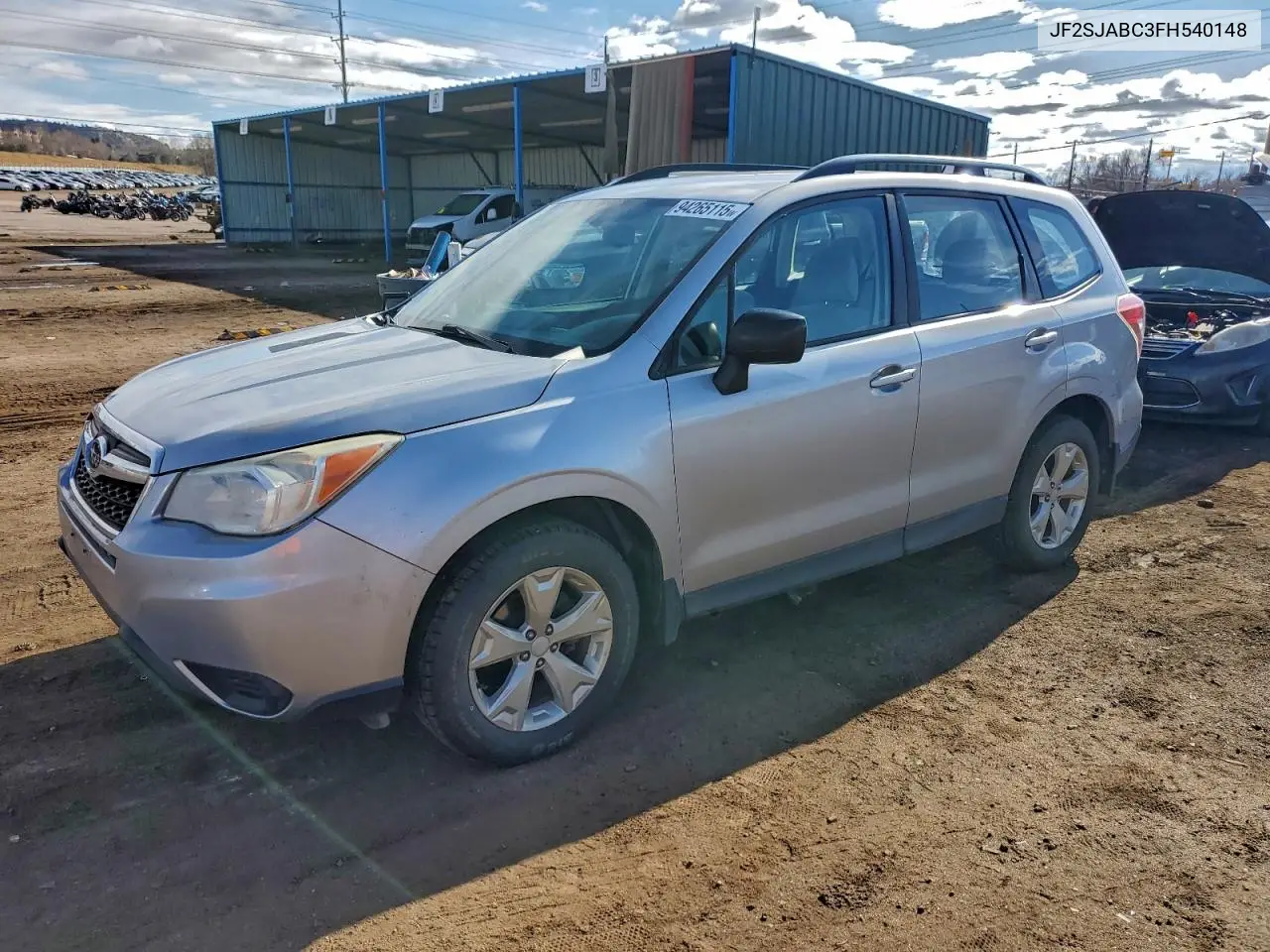 JF2SJABC3FH540148 2015 Subaru Forester 2.5I