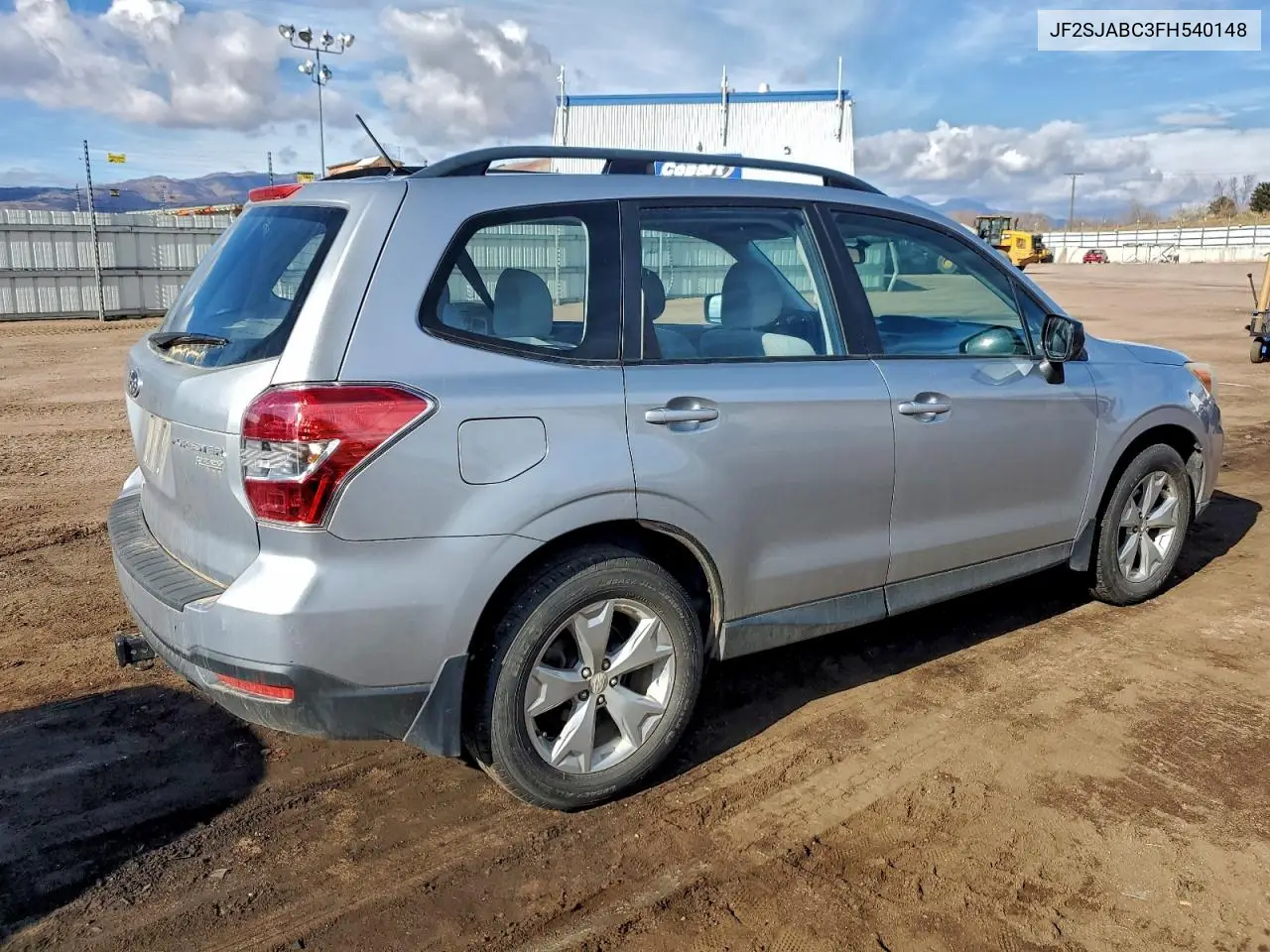 JF2SJABC3FH540148 2015 Subaru Forester 2.5I