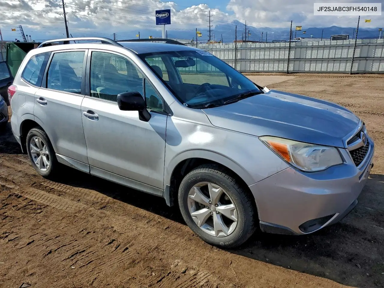 JF2SJABC3FH540148 2015 Subaru Forester 2.5I