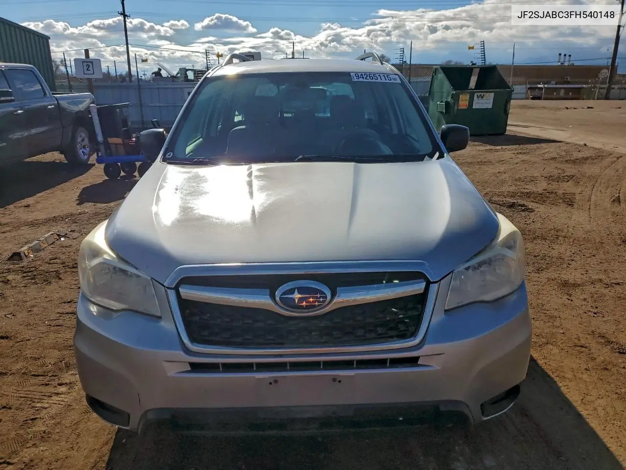 JF2SJABC3FH540148 2015 Subaru Forester 2.5I