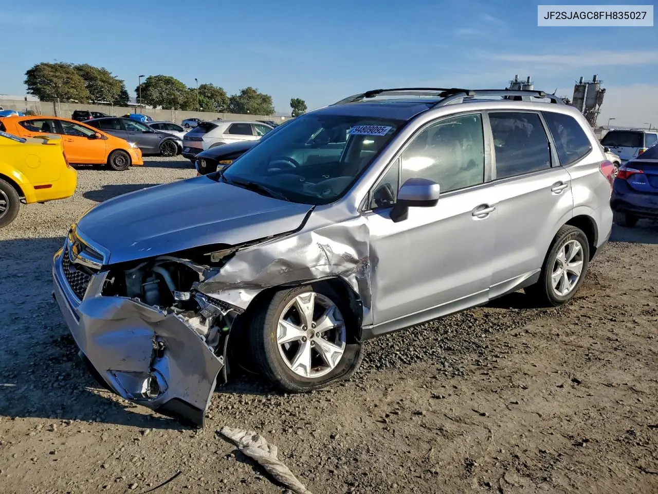 JF2SJAGC8FH835027 2015 Subaru Forester 2.5I Premium