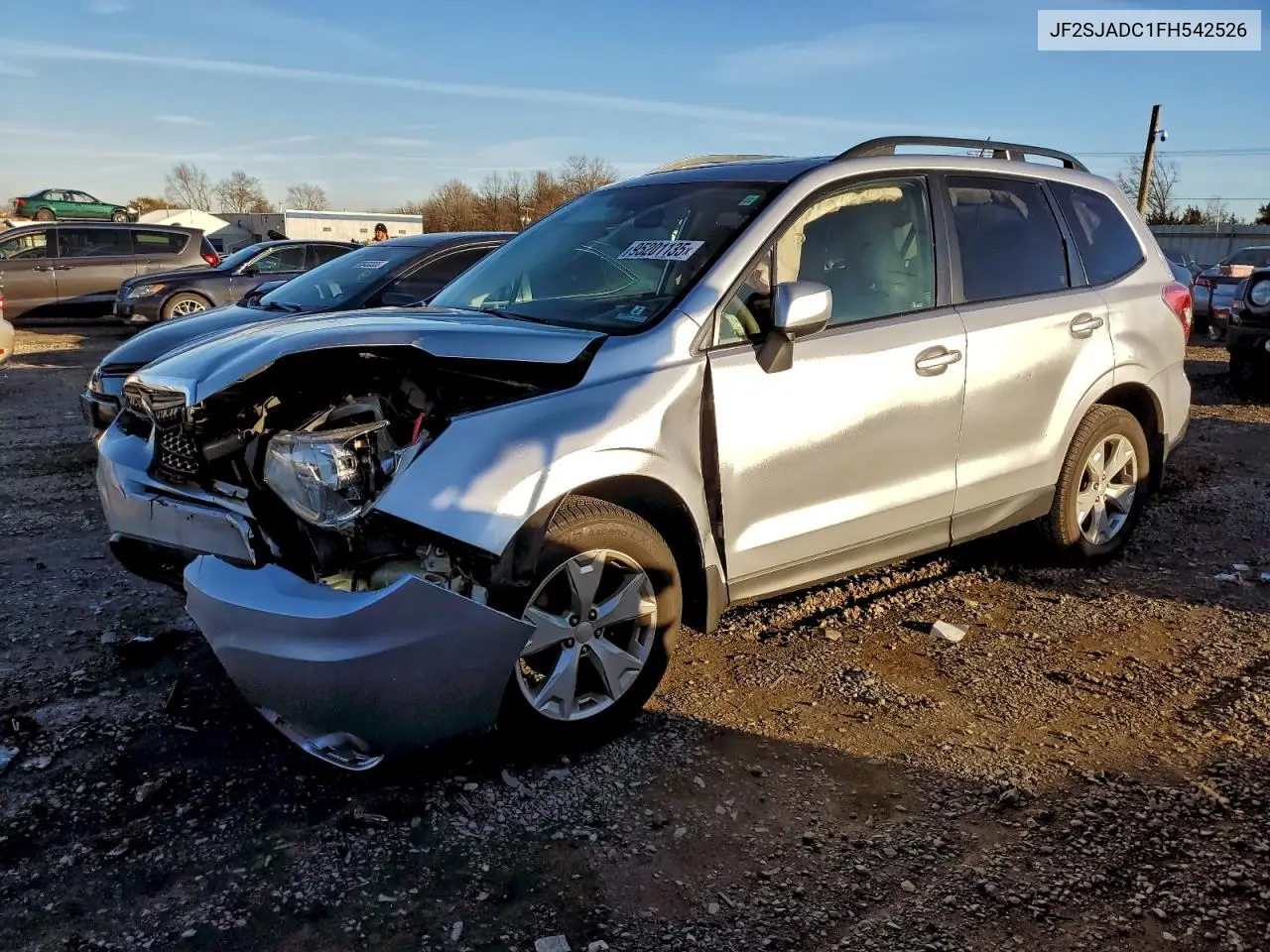 JF2SJADC1FH542526 2015 Subaru Forester 2.5I Premium