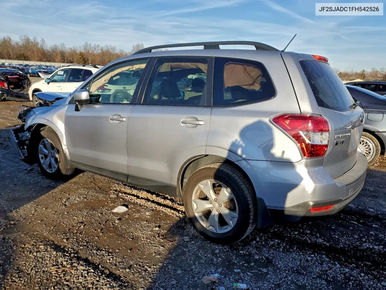 JF2SJADC1FH542526 2015 Subaru Forester 2.5I Premium