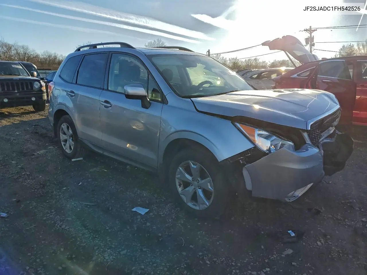 JF2SJADC1FH542526 2015 Subaru Forester 2.5I Premium