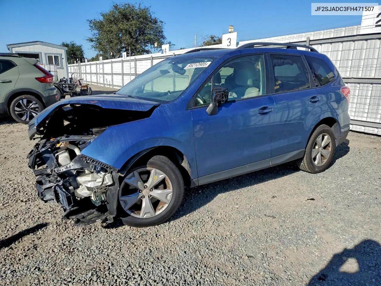 JF2SJADC3FH471507 2015 Subaru Forester 2.5I Premium
