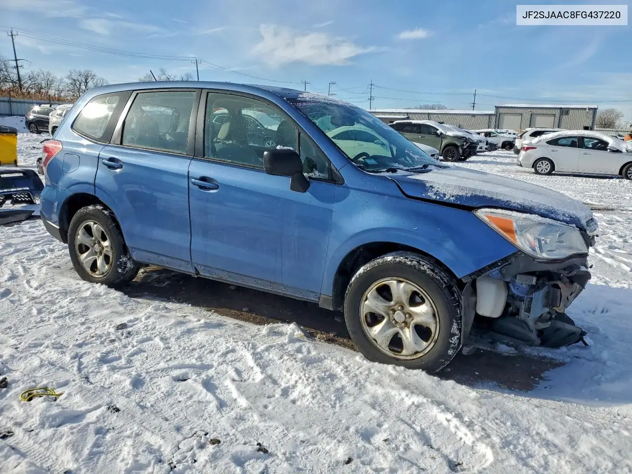 JF2SJAAC8FG437220 2015 Subaru Forester 2.5I