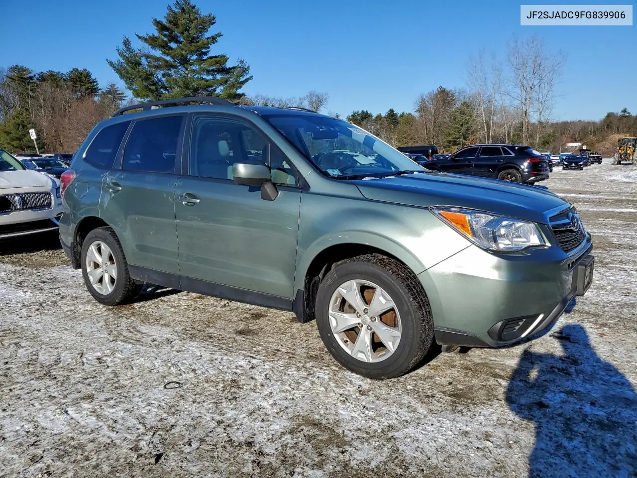 JF2SJADC9FG839906 2015 Subaru Forester 2.5I Premium