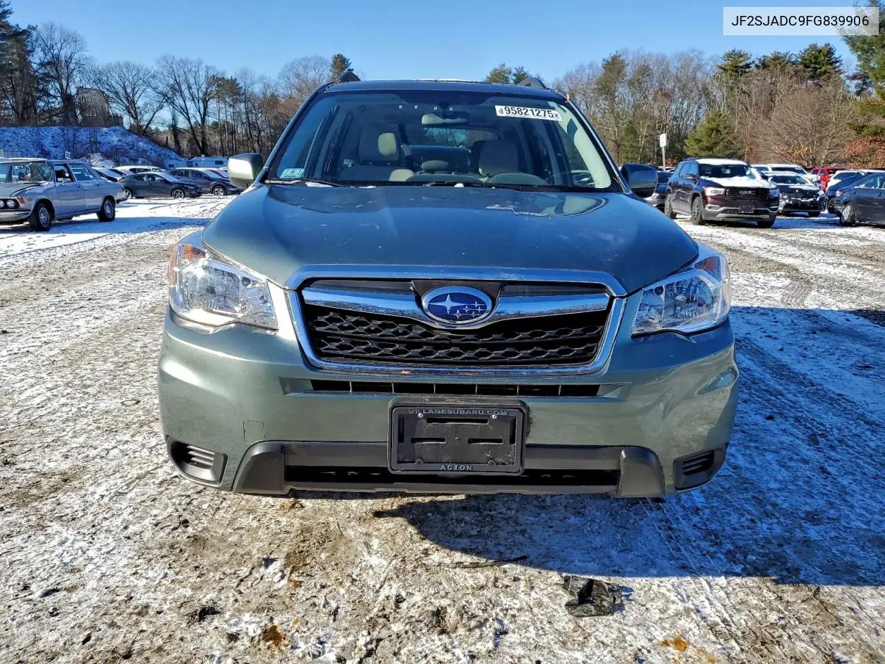 JF2SJADC9FG839906 2015 Subaru Forester 2.5I Premium