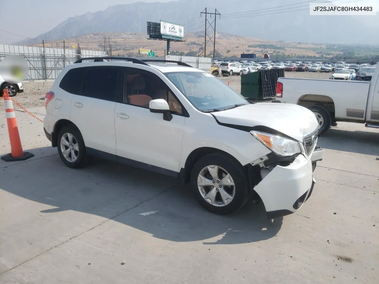 2016 Subaru Forester 2.5I Premium VIN: JF2SJAFC8GH434483 Lot: 65178444