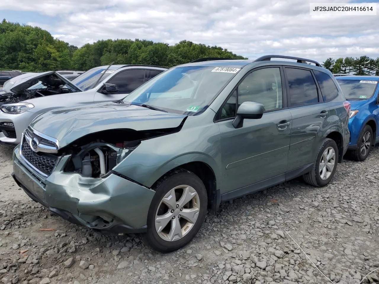 2016 Subaru Forester 2.5I Premium VIN: JF2SJADC2GH416614 Lot: 67878084