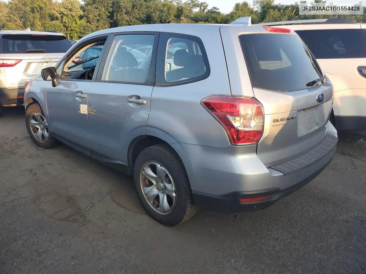 2016 Subaru Forester 2.5I VIN: JF2SJAAC1GG554428 Lot: 68235554