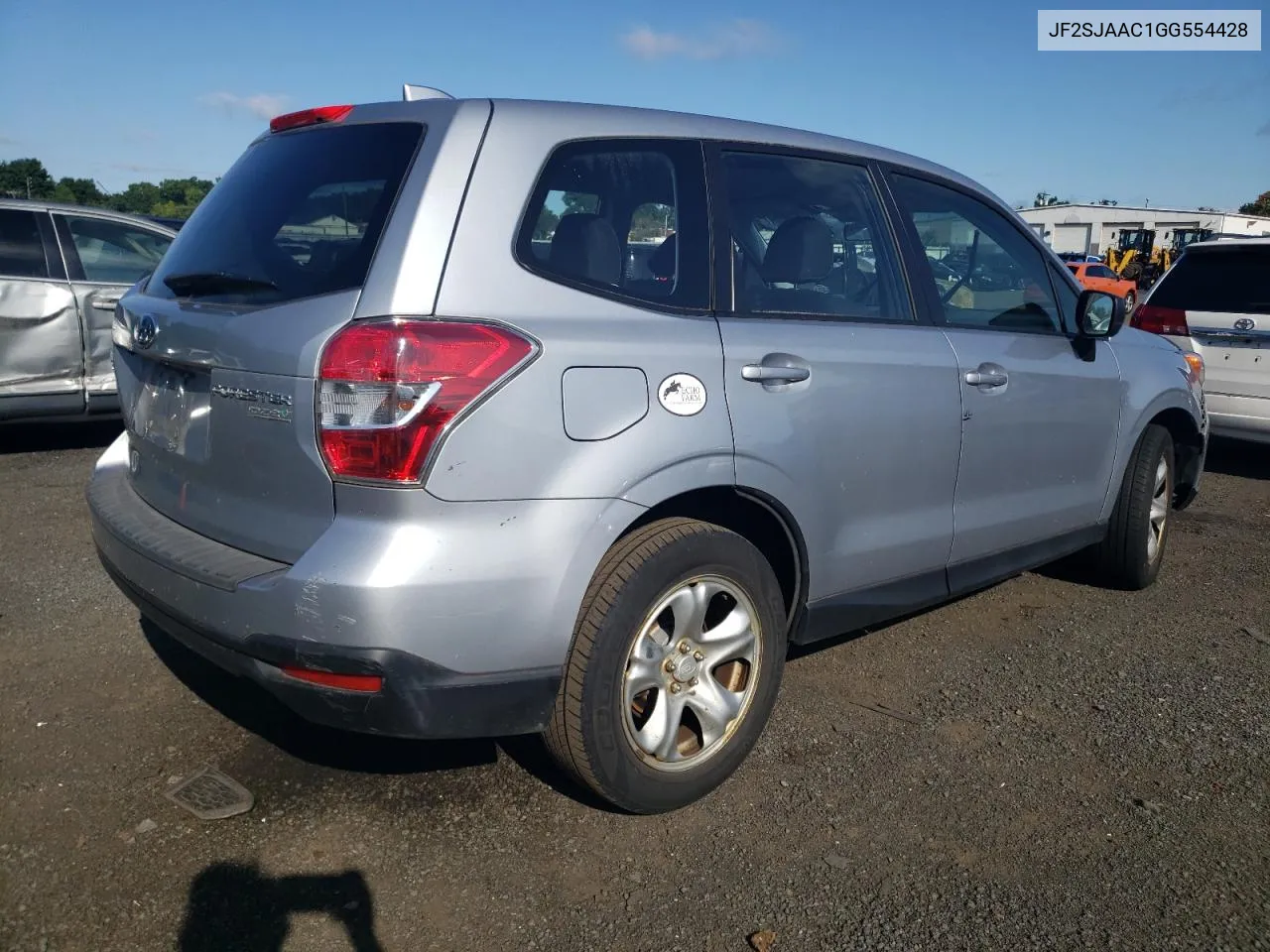 2016 Subaru Forester 2.5I VIN: JF2SJAAC1GG554428 Lot: 68235554