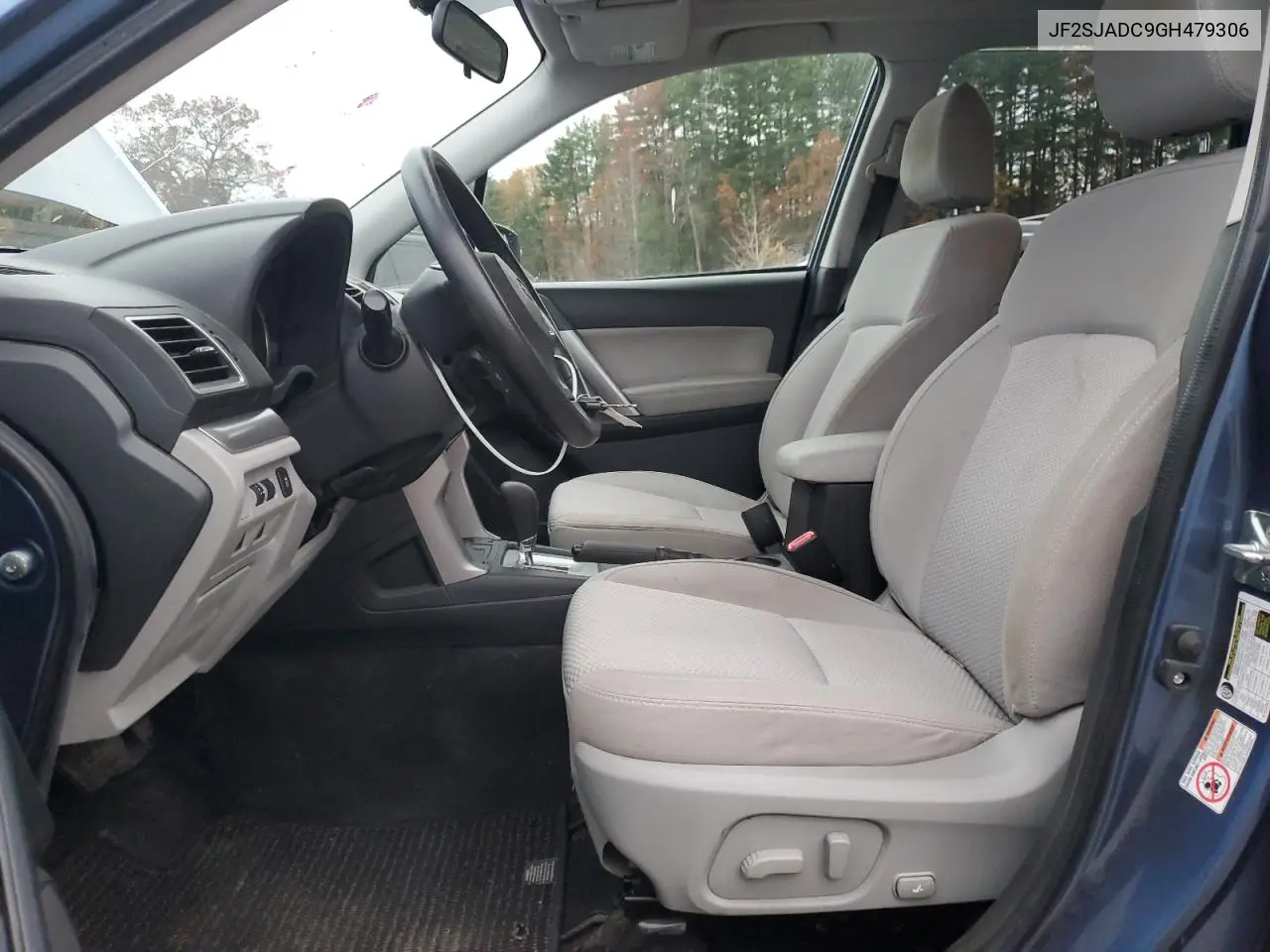 JF2SJADC9GH479306 2016 Subaru Forester 2.5I Premium