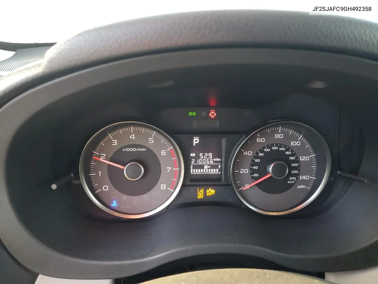 JF2SJAFC9GH492358 2016 Subaru Forester 2.5I Premium