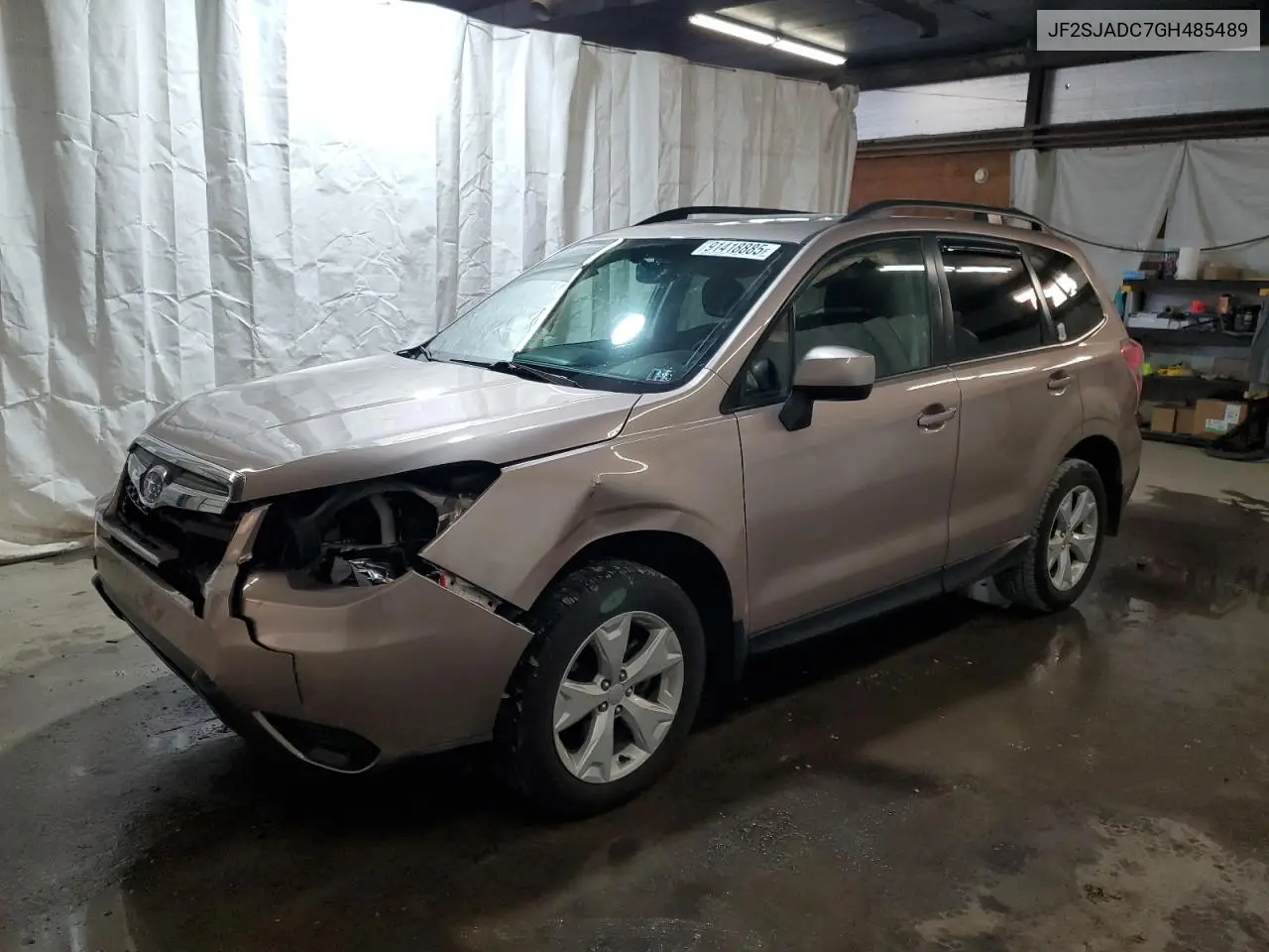JF2SJADC7GH485489 2016 Subaru Forester 2.5I Premium