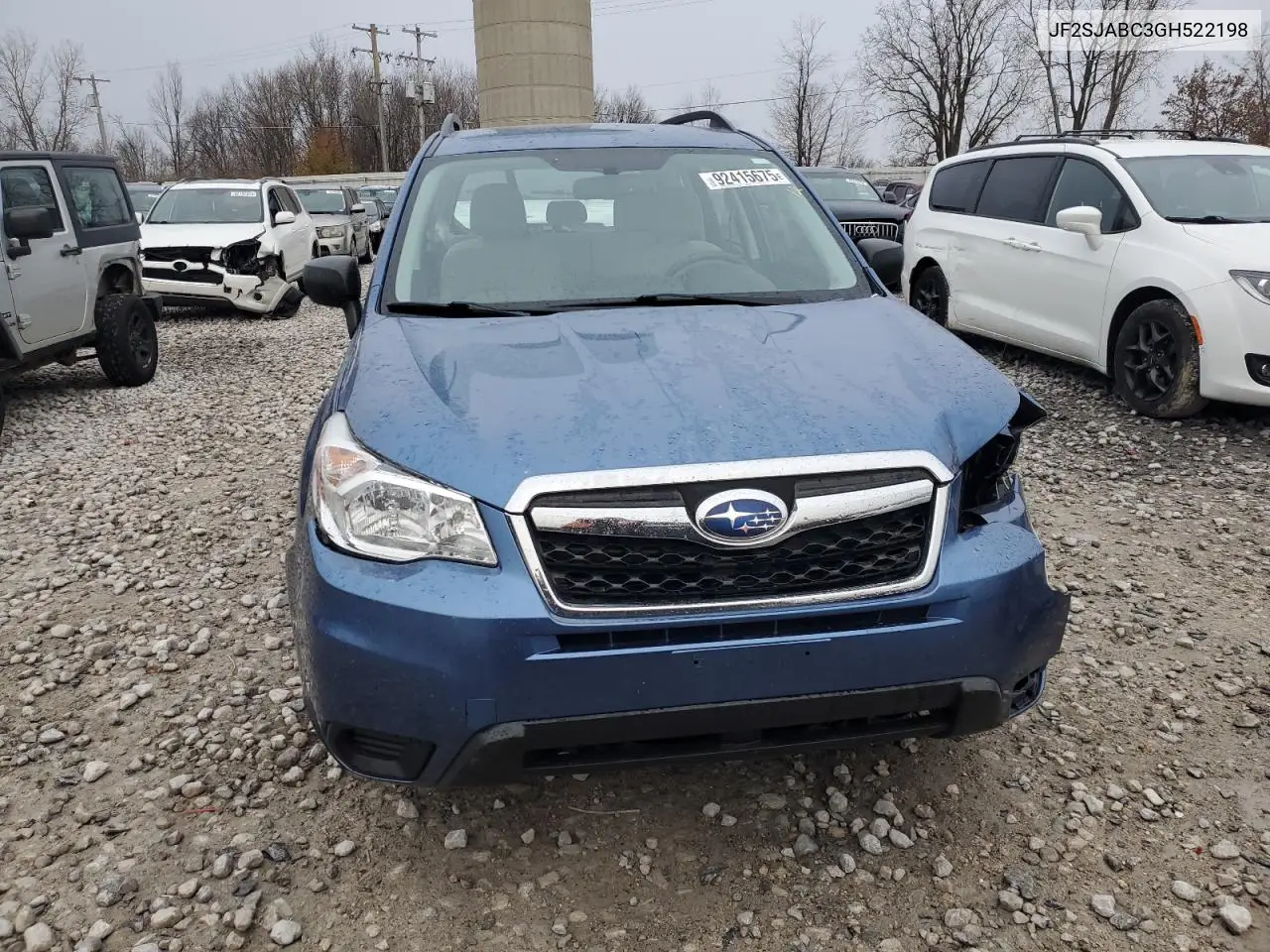 JF2SJABC3GH522198 2016 Subaru Forester 2.5I