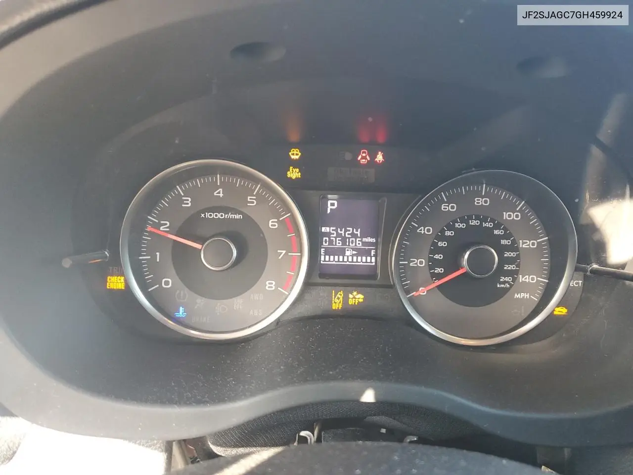 JF2SJAGC7GH459924 2016 Subaru Forester 2.5I Premium