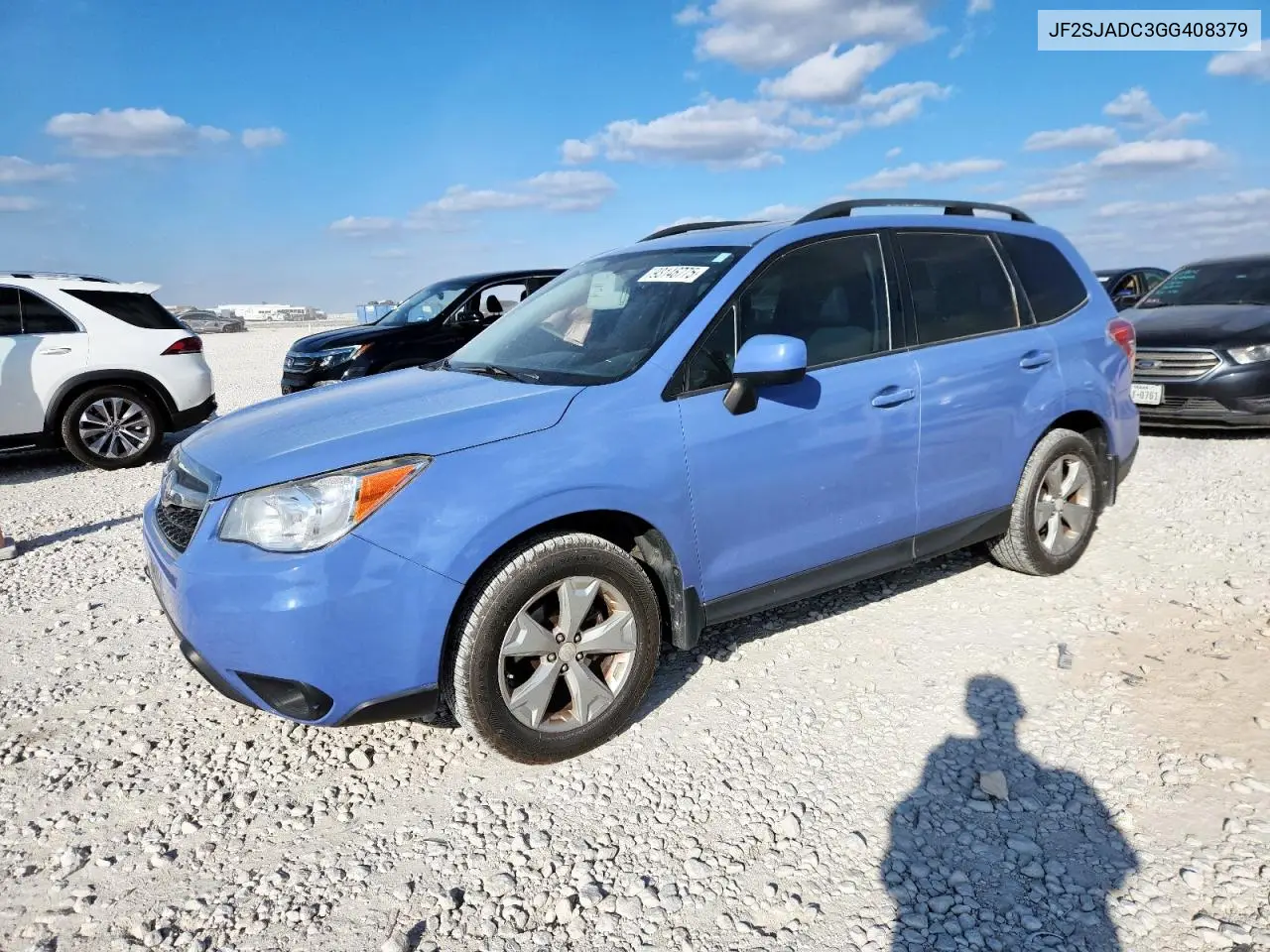 JF2SJADC3GG408379 2016 Subaru Forester 2.5I Premium