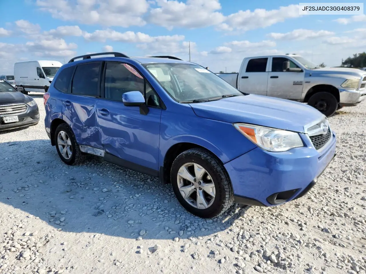 JF2SJADC3GG408379 2016 Subaru Forester 2.5I Premium