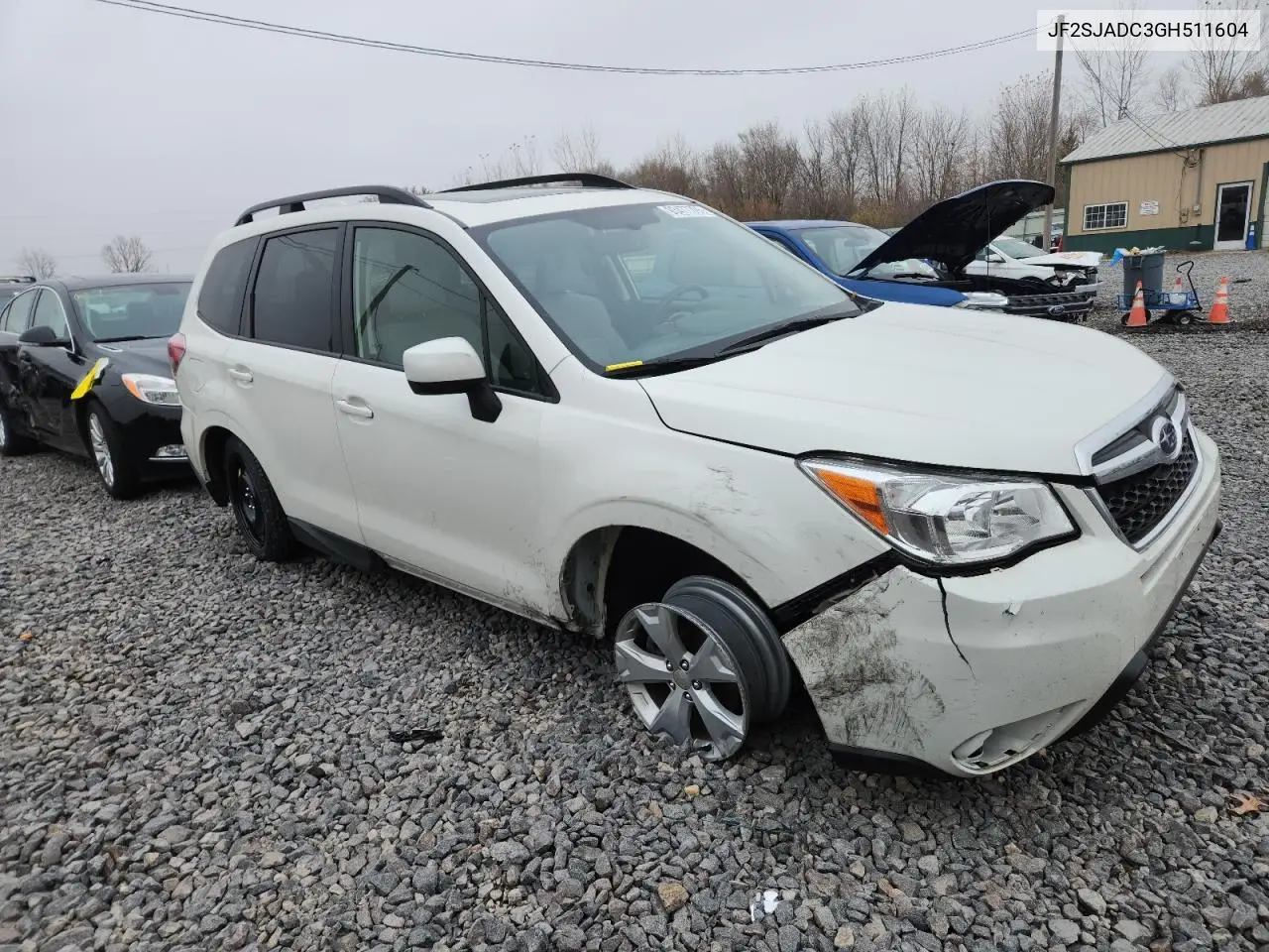 JF2SJADC3GH511604 2016 Subaru Forester 2.5I Premium