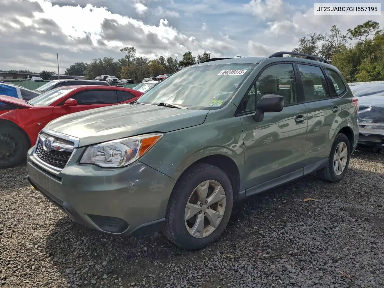 JF2SJABC7GH557195 2016 Subaru Forester 2.5I