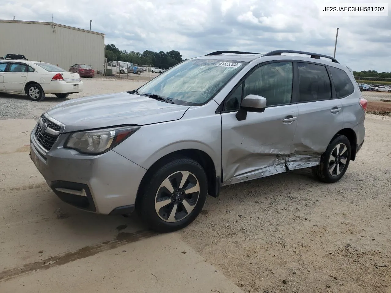 2017 Subaru Forester 2.5I Premium VIN: JF2SJAEC3HH581202 Lot: 61565704