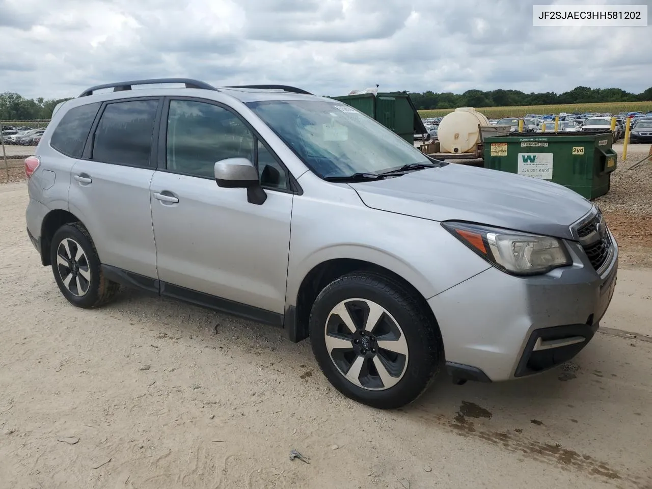 2017 Subaru Forester 2.5I Premium VIN: JF2SJAEC3HH581202 Lot: 61565704