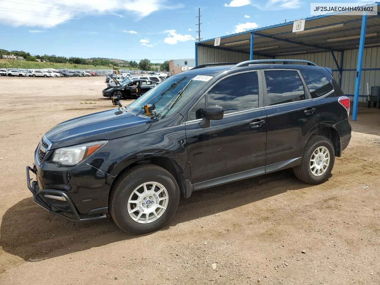 2017 Subaru Forester 2.5I Premium VIN: JF2SJAEC6HH493602 Lot: 68851074