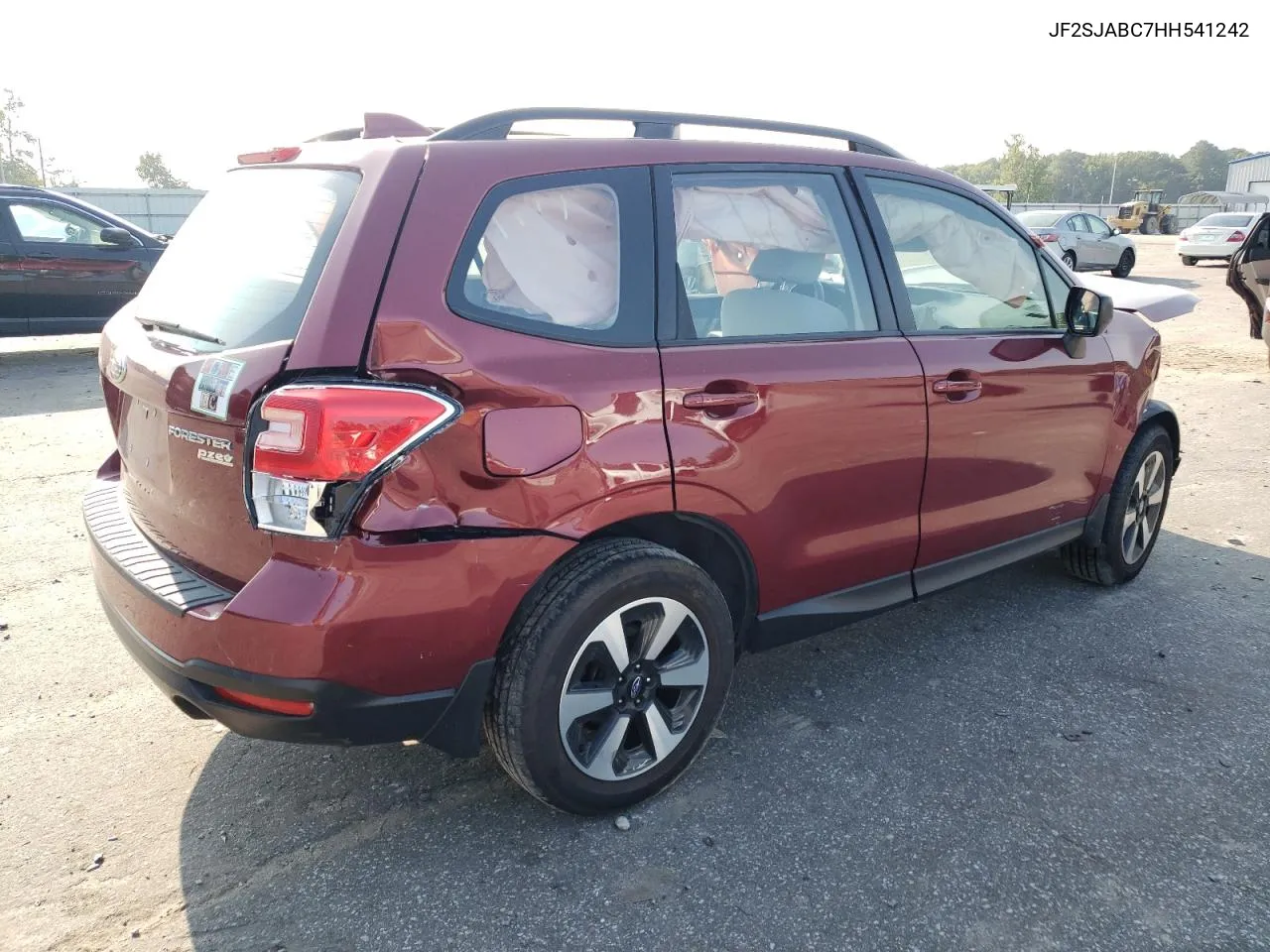 2017 Subaru Forester 2.5I VIN: JF2SJABC7HH541242 Lot: 70431014