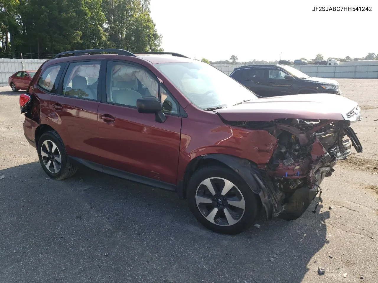 2017 Subaru Forester 2.5I VIN: JF2SJABC7HH541242 Lot: 70431014