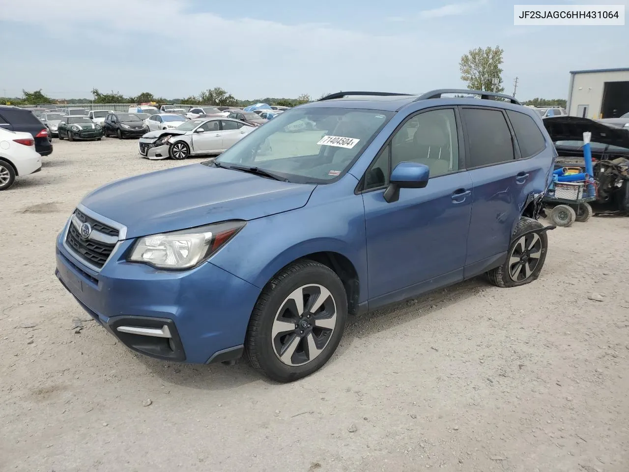 2017 Subaru Forester 2.5I Premium VIN: JF2SJAGC6HH431064 Lot: 71404504