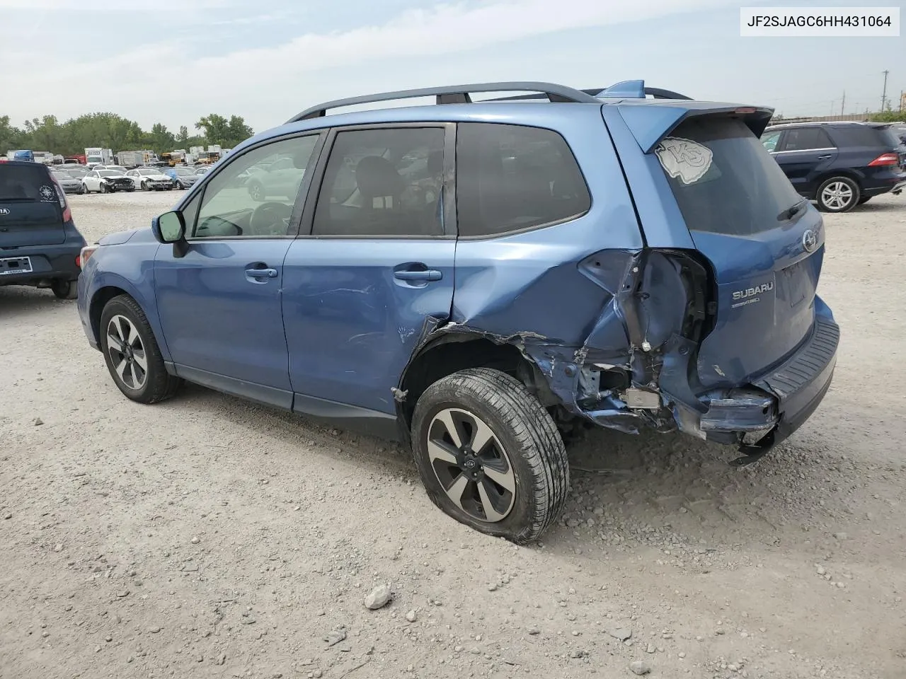 2017 Subaru Forester 2.5I Premium VIN: JF2SJAGC6HH431064 Lot: 71404504