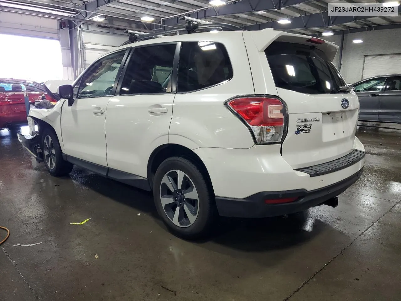 2017 Subaru Forester 2.5I Limited VIN: JF2SJARC2HH439272 Lot: 71590024