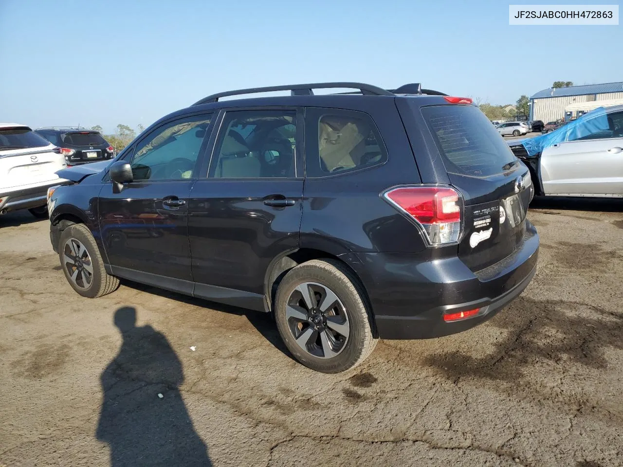 2017 Subaru Forester 2.5I VIN: JF2SJABC0HH472863 Lot: 72068714